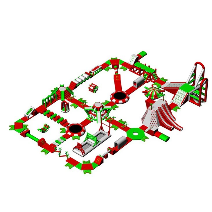 Wanyun 42*38M Or Customized Inflatable Water Park For Sea